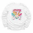 Baseball Drip 6 7 Number 67 Six Seven Meme Boys Kids Youth Long Sleeve Tee Baseball Drip 6 7 Number 67 Six Seven Meme Boys Kids Youth Long Sleeve Tee
