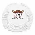 Baseball Heart Pirate Hat Crossed Swords Men Boys Kids Youth Premium Tri-Blend Youth Long Sleeve Tee