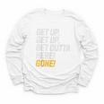 Baseball Player Get Up Get Outta Here Gone Home Run Youth Long Sleeve Tee Baseball Player Get Up Get Outta Here Gone Home Run Youth Long Sleeve Tee