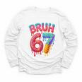 Bruh 67 Baseball Drip Number 67 Player 67th Birthday Youth Long Sleeve Tee Bruh 67 Baseball Drip Number 67 Player 67th Birthday Youth Long Sleeve Tee