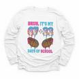 Bruh Its My 67 33 Day Of School Baseball Boys Kids 100th Day Youth Long Sleeve Tee Bruh Its My 67 33 Day Of School Baseball Boys Kids 100th Day Youth Long Sleeve Tee