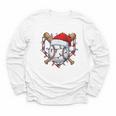 Christmas Baseball Santa Hat For Baseball Players Fans Youth Long Sleeve Tee Christmas Baseball Santa Hat For Baseball Players Fans Youth Long Sleeve Tee