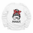 Classy Nana Life Soccer Messy Bun Baseball Mother's Day Youth Long Sleeve Tee Classy Nana Life Soccer Messy Bun Baseball Mother's Day Youth Long Sleeve Tee