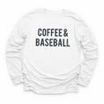 Coffee And Baseball Youth Long Sleeve Tee