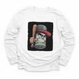 Cool Dollar Bill Guy With Cap And Baseball Costume Premium Tri-Blend Youth Long Sleeve Tee