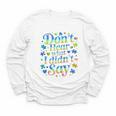 Don’t Hear What I Didn’t Say Autism Awareness Valentine Raglan Baseball Tee Youth Long Sleeve Tee