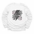 Game Day Baseball Retro Checkered Baseball Youth Long Sleeve Tee