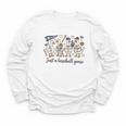 Game Day Just A Baseball Goose Cute Duck Team Sports Youth Long Sleeve Tee