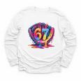 Gen Alpha Slang Ice Cream Drip Six Seven 67 Baseball Catcher Youth Long Sleeve Tee Gen Alpha Slang Ice Cream Drip Six Seven 67 Baseball Catcher Youth Long Sleeve Tee