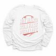 Hit Hard Run Fast Turn Left Baseball Fan Red Graphic Youth Long Sleeve Tee Hit Hard Run Fast Turn Left Baseball Fan Red Graphic Youth Long Sleeve Tee
