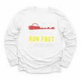 Hit Hard Run Fast Turn Left Baseball Quote Fan Coach Premium Tri-Blend Youth Long Sleeve Tee Hit Hard Run Fast Turn Left Baseball Quote Fan Coach Premium Tri-Blend Youth Long Sleeve Tee