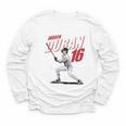 Jarren Duran Boston MLB Baseball Players MLBJDU204M Youth Long Sleeve Tee