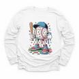 Melting Slime Sprinkle Baseball Mascot With Bat Youth Long Sleeve Tee Melting Slime Sprinkle Baseball Mascot With Bat Youth Long Sleeve Tee