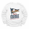 Pat's Pocket Pancakes Flag Baseball On Pancake Youth Long Sleeve Tee Pat's Pocket Pancakes Flag Baseball On Pancake Youth Long Sleeve Tee