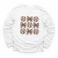 Soccer Bow Game Day Baseball Coquette Bow Women Girls Youth Long Sleeve Tee Soccer Bow Game Day Baseball Coquette Bow Women Girls Youth Long Sleeve Tee