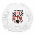I Teach Kids To Hit And Steal Baseball Softball Coach Premium Tri-Blend Youth Long Sleeve Tee I Teach Kids To Hit And Steal Baseball Softball Coach Premium Tri-Blend Youth Long Sleeve Tee