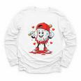 Valentine Baseball Heart Sports Men Boys Kid Youth Long Sleeve Tee