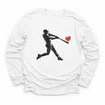 Valentines Day Baseball Batter Silhouette Heart Men Boys Kid Youth Long Sleeve Tee Valentines Day Baseball Batter Silhouette Heart Men Boys Kid Youth Long Sleeve Tee