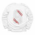 Vintage Baseball 8 Jersey Number 8 Youth Long Sleeve Tee Vintage Baseball 8 Jersey Number 8 Youth Long Sleeve Tee