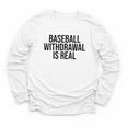 Vintage Baseball Withdrawal Is Real Premium Tri-Blend Youth Long Sleeve Tee Vintage Baseball Withdrawal Is Real Premium Tri-Blend Youth Long Sleeve Tee