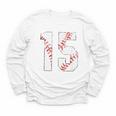 Vintage Distressed Baseball Number 15 Jersey Player Uniform Youth Long Sleeve Tee Vintage Distressed Baseball Number 15 Jersey Player Uniform Youth Long Sleeve Tee