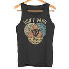 42 Antwort Auf Das Leben Das Universum Und Alles Keine Panik Tank Top