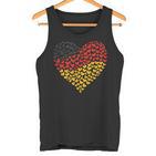 Deutschland Flagge Herz Aus Leidenschaft Für Deutschland Tank Top