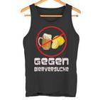 Gegen Bierversuche Bier Männer Tank Top