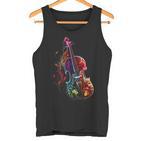 Geigen Farben Bunte Geigeioline Geschenk Füriolinisten Tank Top