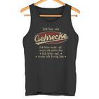 Ich Bin Ein Gehrecke Ich Höre Nicht AufWenn Ich Müde Bin Ich Höre Auf Gehrecke Name Tanktop