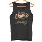 Ich Bin Ein Lindleinich Höre Nicht Auf Wenn Ich Müde Bin Tank Top