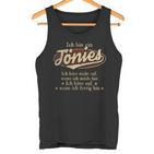 Ich Bin Ein Tönies Ich Höre Nicht AufWenn Ich Müde Bin Ich Höre Auf Tönies Name Tanktop