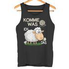 Komme Was Wolle Ichchaf Das Lustigeschaf Tank Top