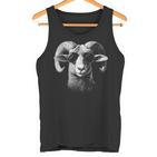 Retro Ram Inonnenbrille Herren Damen Kinder Neuheit Lustig Ram Tank Top