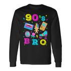 90Er Jahreibe 1990Er Jahre Mode 90Er Jahre Thema Outfit 90Er Jahre Mottoparty Langarmshirts