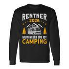 Camper Wohnmobil Ruhestand 2026 Camping Rentner Langarmshirts