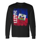 Damen Herren Kinder Haiti Langarmshirts