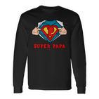 Herrenuper Papa Hero Langarmshirts