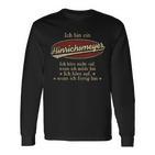 Ich Bin Ein Hinrichsmeyerich Höre Nicht Auf Wenn Ich Müde Bin Langarmshirts