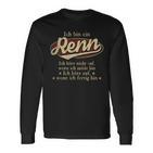 Ich Bin Ein Rennich Höre Nicht Auf Wenn Ich Müde Bin Langarmshirts