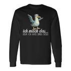 Ich Mach Das X Aber Ich Guck Dabei Böseogel Möwe Ironie Langarmshirts