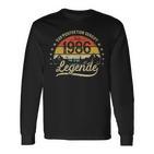 Legendeeit 1986 40 Jahre 40 Geburtstag Mann Frau Geschenk Langarmshirts