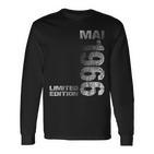 Limited Edition Mai 1966 Mann Frau 60 Geburtstag Langarmshirts