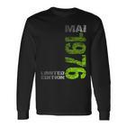 Limited Edition Mai 1976 Mann Frau 50 Geburtstag Langarmshirts