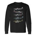 Messerschmitt Me 262Chwalbe Ww2 Jet Fighter Langarmshirts