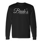 Passendes Gruppendesignon Bride's Drinking Team Langarmshirts