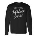 Pfalzkind Pälzer Weinfest Original Pälzer Mädel Pfalz Langarmshirts