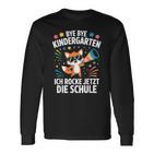 Schulanfangpruch Fuchs Einschulungchulkind 2026 Kinder Langarmshirts