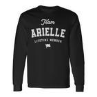 Team Arielle Lifetime Mitglied Lustiger Name Arielle Langarmshirts