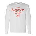 Lecker Bierchen Club Retro Team Malle Daydrinking Backprint Langarmshirts